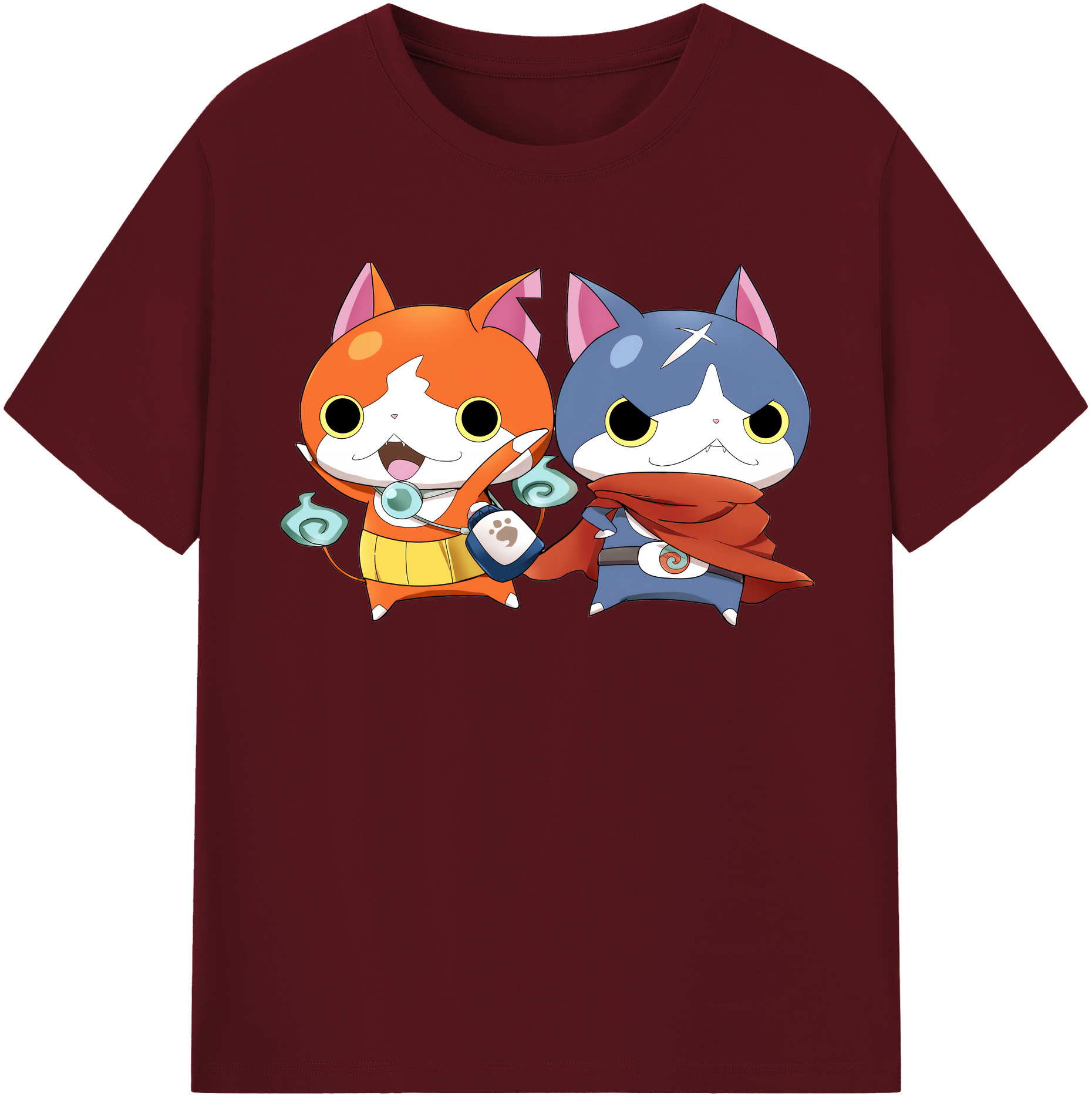 （画像用） 妖怪ウォッチ Yo-kai Watch 綿100％半袖Tシャツ（フロントプリント）